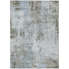 Machine Washable Indoor/ Outdoor Chantille Abstract Modern Rug