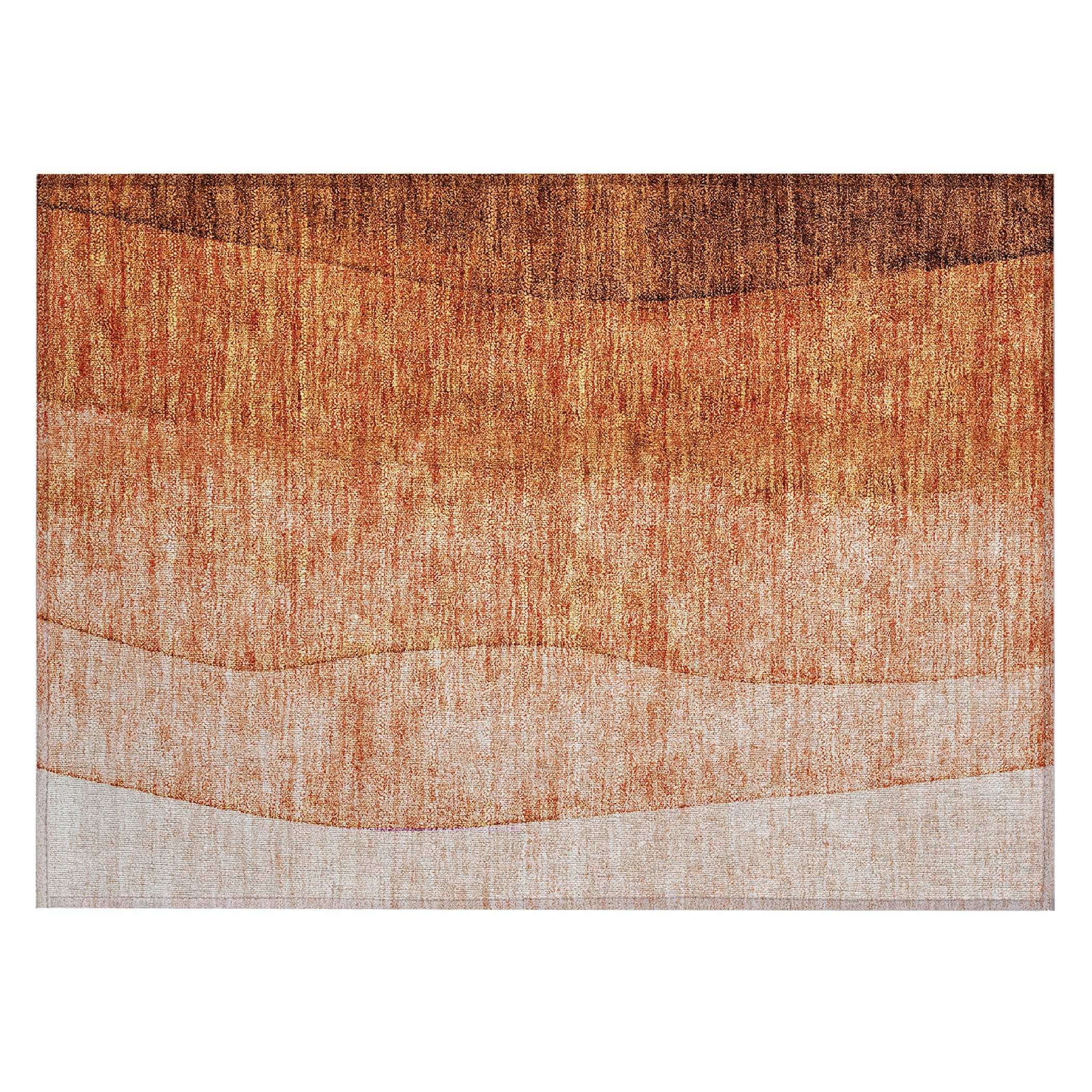 Machine Washable Indoor/ Outdoor Chantille Contemporary Ombre Rug