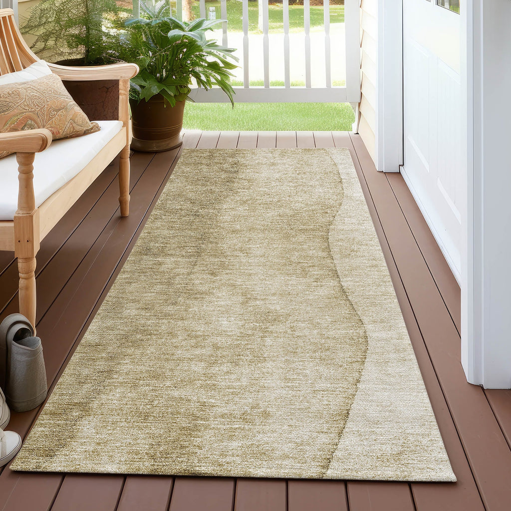 Machine Washable Indoor/ Outdoor Chantille Contemporary Ombre Rug