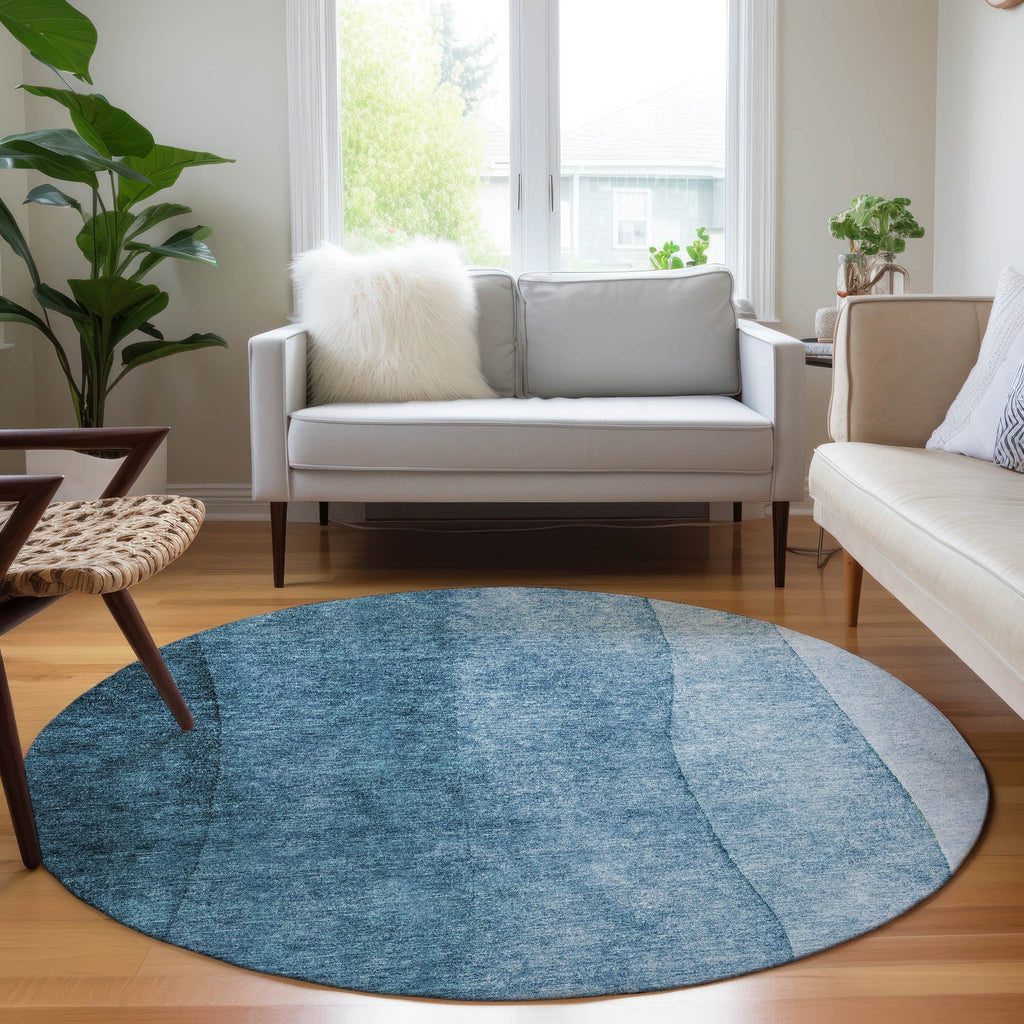 Machine Washable Indoor/ Outdoor Chantille Contemporary Ombre Rug