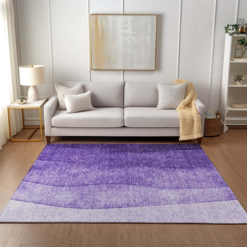 Machine Washable Indoor/ Outdoor Chantille Contemporary Ombre Rug