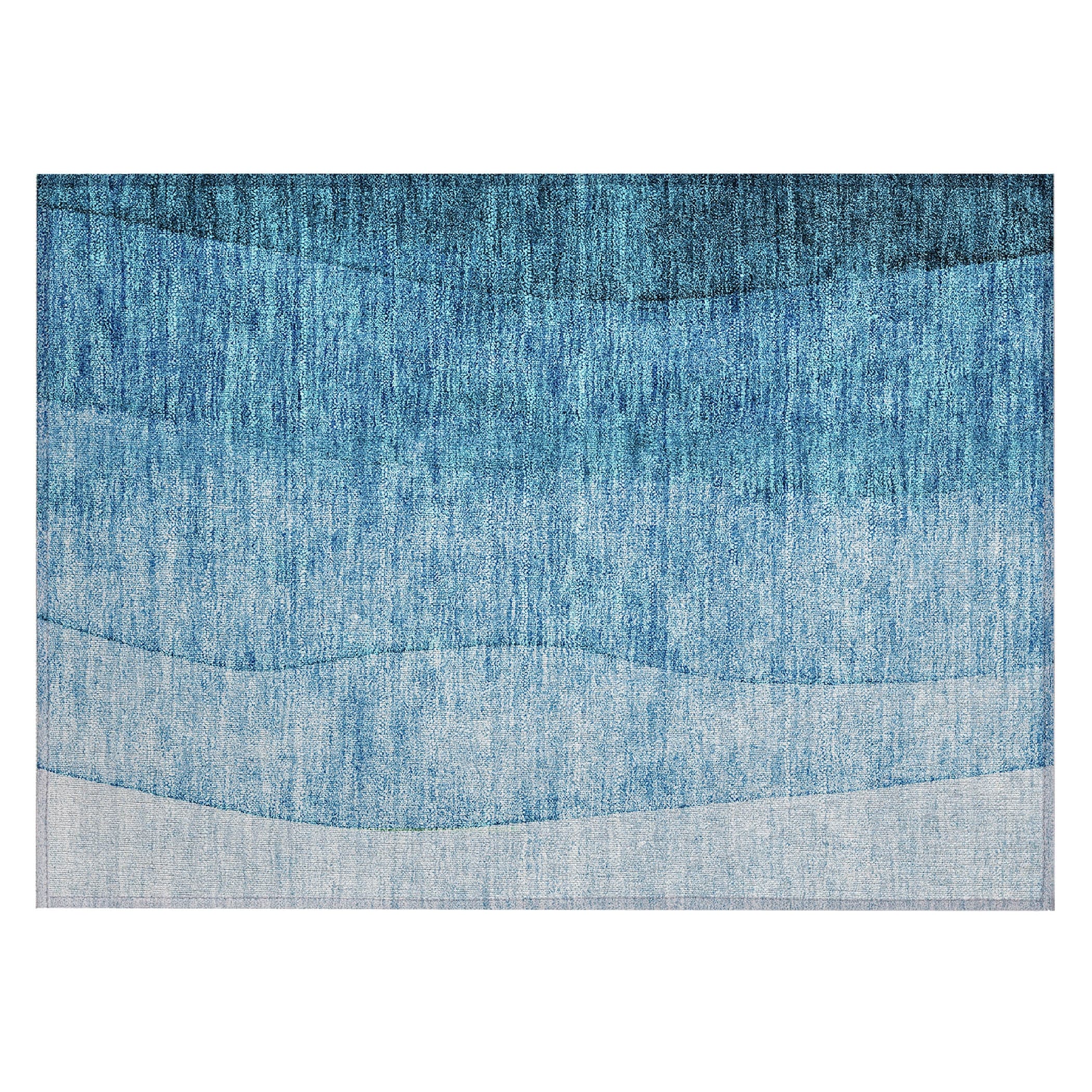 Machine Washable Indoor/ Outdoor Chantille Contemporary Ombre Rug