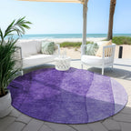 Machine Washable Indoor/ Outdoor Chantille Contemporary Ombre Rug