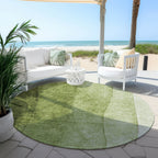 Machine Washable Indoor/ Outdoor Chantille Contemporary Ombre Rug