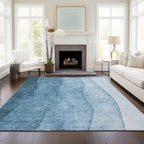Machine Washable Indoor/ Outdoor Chantille Contemporary Ombre Rug