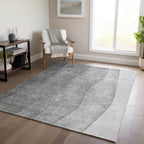 Machine Washable Indoor/ Outdoor Chantille Contemporary Ombre Rug