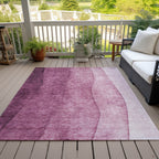 Machine Washable Indoor/ Outdoor Chantille Contemporary Ombre Rug