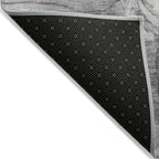 Machine Washable Indoor/ Outdoor Chantille Modern Floral Rug