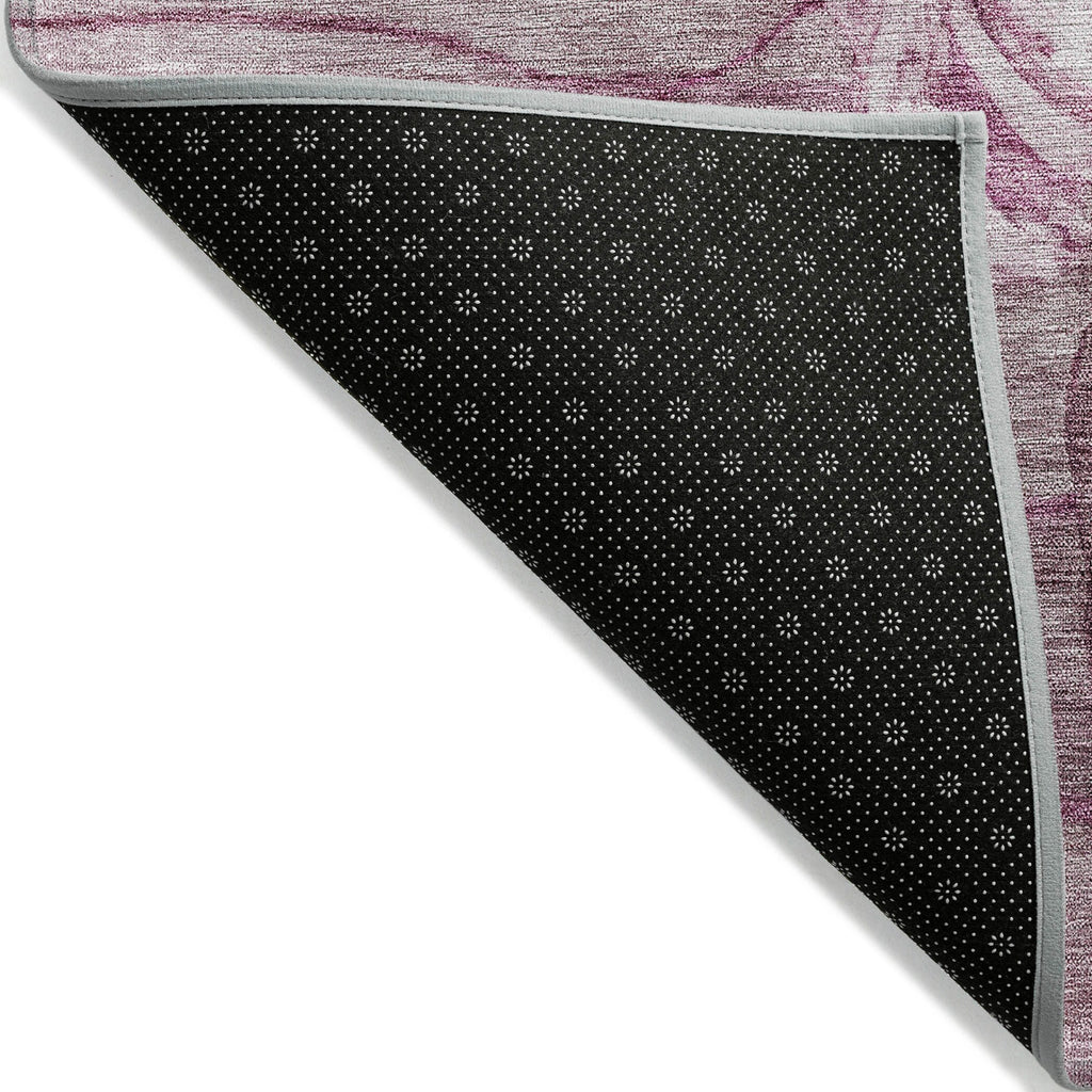 Machine Washable Indoor/ Outdoor Chantille Modern Floral Rug