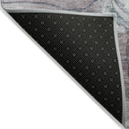 Machine Washable Indoor/ Outdoor Chantille Modern Floral Rug