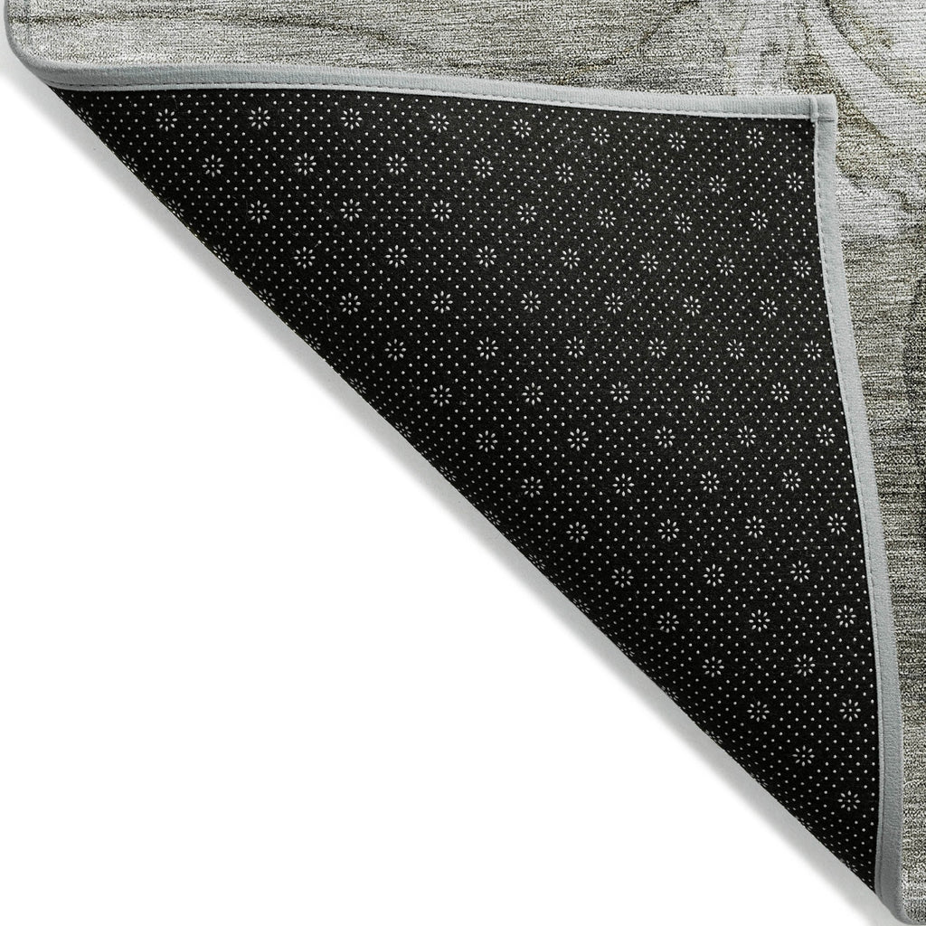 Machine Washable Indoor/ Outdoor Chantille Modern Floral Rug