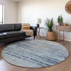 Machine Washable Indoor/ Outdoor Chantille Ombre Solid Rug
