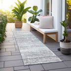 Machine Washable Indoor/ Outdoor Chantille Ombre Solid Rug