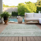 Machine Washable Indoor/ Outdoor Chantille Ombre Solid Rug