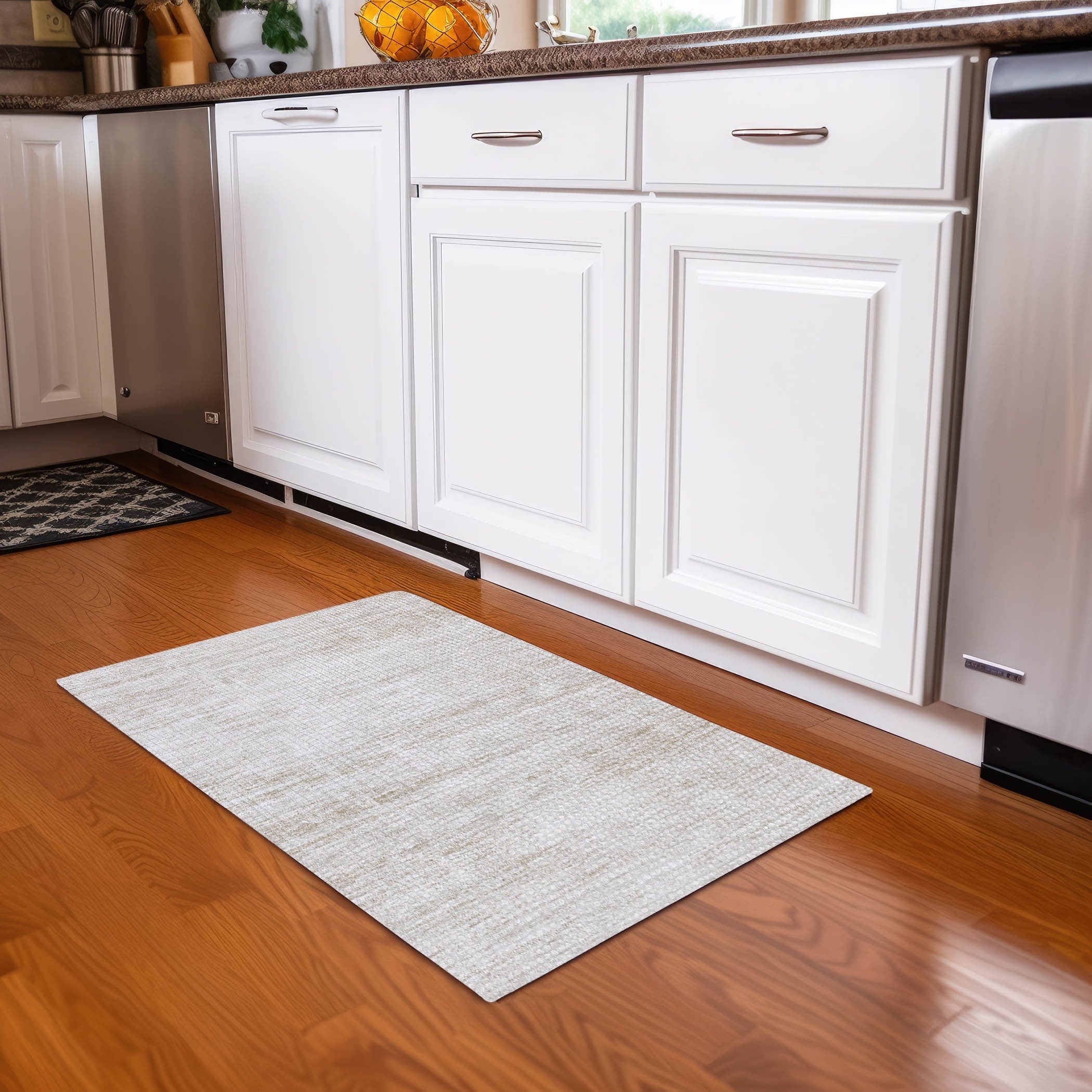 Machine Washable Indoor/ Outdoor Chantille Ombre Solid Rug