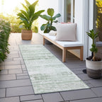 Machine Washable Indoor/ Outdoor Chantille Ombre Solid Rug