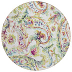 Machine Washable Indoor/ Outdoor Chantille Traditional Scroll Rug