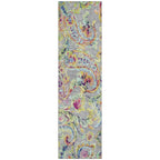 Machine Washable Indoor/ Outdoor Chantille Traditional Scroll Rug