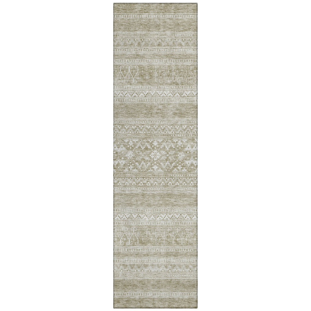 Machine Washable Indoor/ Outdoor Chantille Tribal Boho Rug