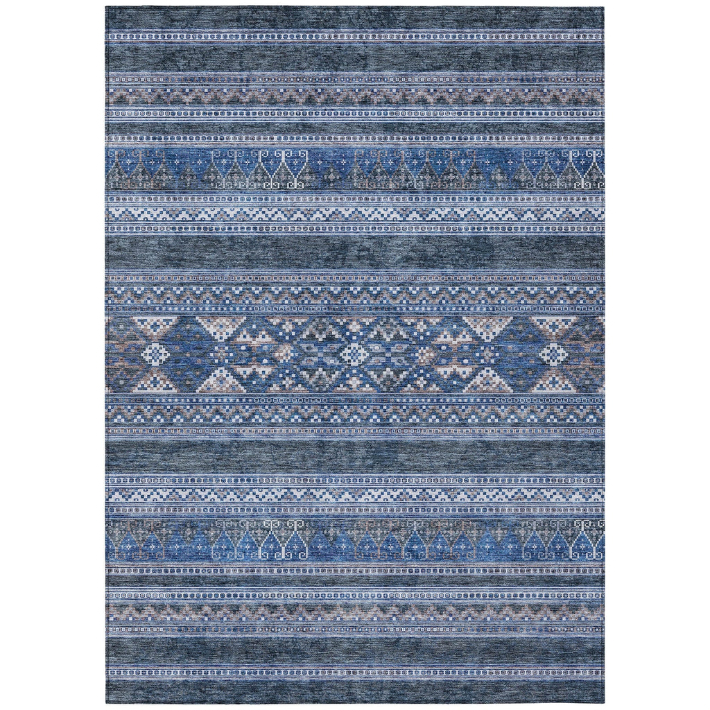 Machine Washable Indoor/ Outdoor Chantille Tribal Boho Rug