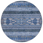 Machine Washable Indoor/ Outdoor Chantille Tribal Boho Rug