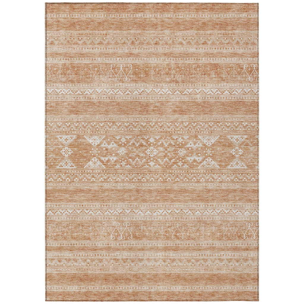 Machine Washable Indoor/ Outdoor Chantille Tribal Boho Rug