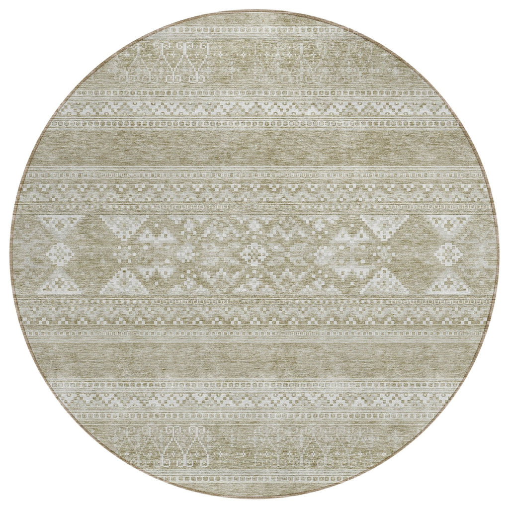 Machine Washable Indoor/ Outdoor Chantille Tribal Boho Rug