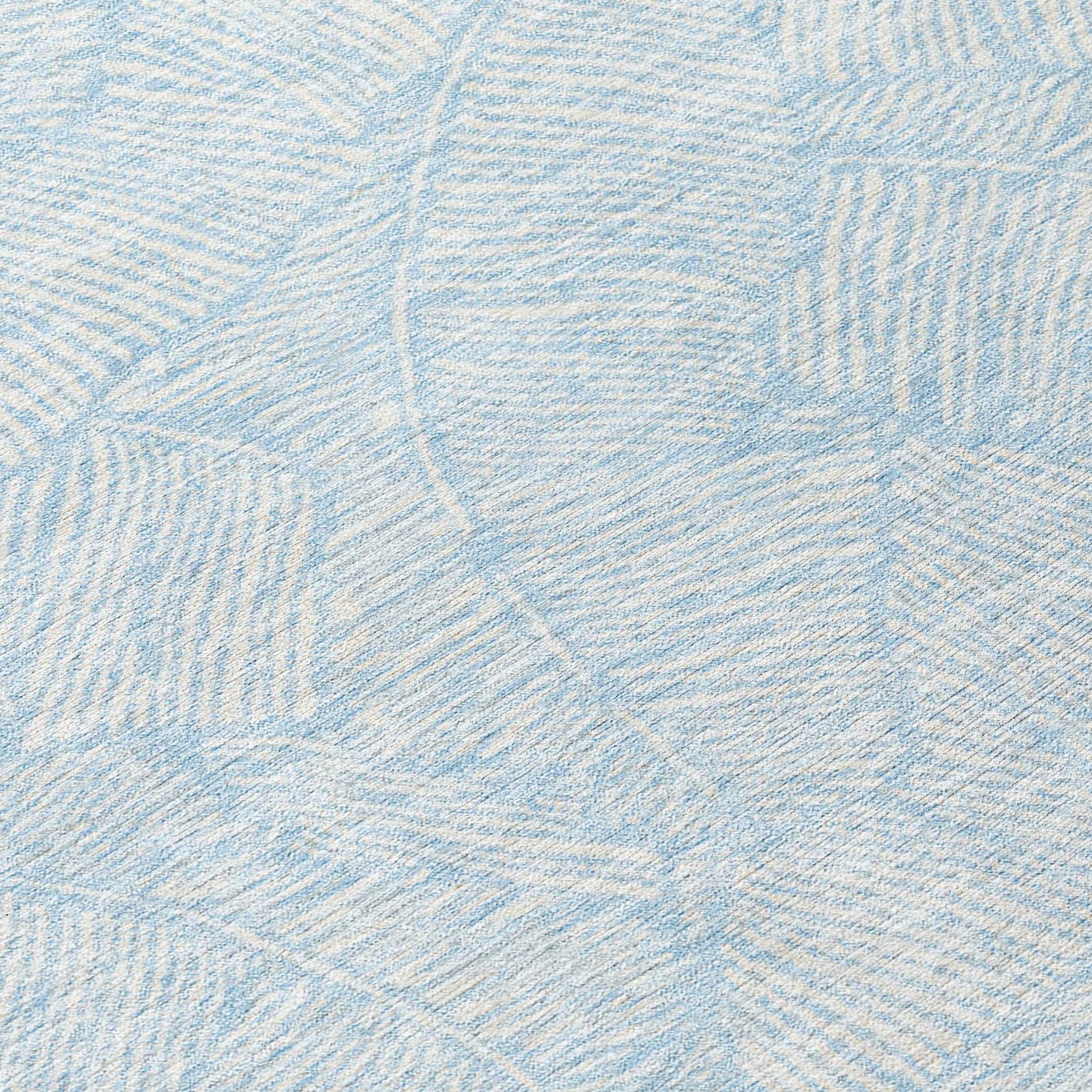 Machine Washable Indoor/ Outdoor Chantille Tropical Palm Rug