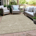 Machine Washable Indoor/ Outdoor Chantille Tropical Palm Rug