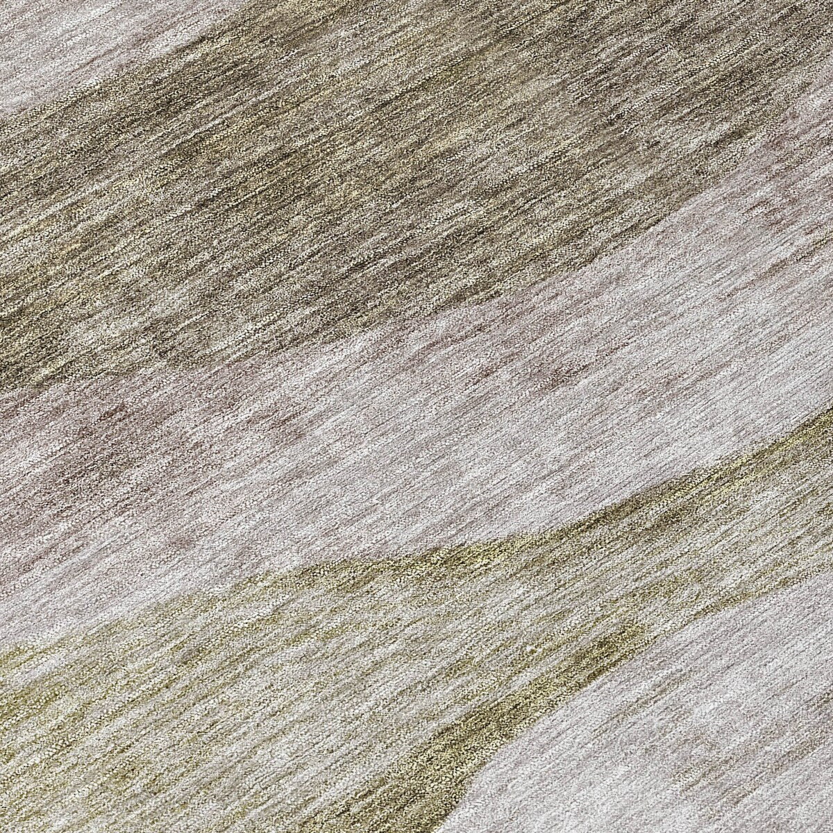 Machine Washable Indoor/ Outdoor Contemporary Waves Chantille Rug