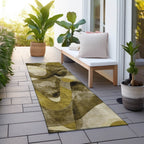 Machine Washable Indoor/ Outdoor Modern Chantille Rug