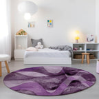 Machine Washable Indoor/ Outdoor Modern Chantille Rug