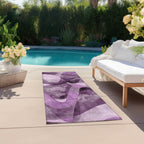 Machine Washable Indoor/ Outdoor Modern Chantille Rug