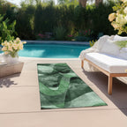 Machine Washable Indoor/ Outdoor Modern Chantille Rug