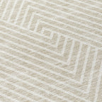 Machine Washable Indoor/ Outdoor Modern Geo Chantille Rug