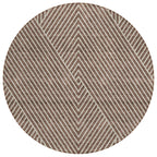 Machine Washable Indoor/ Outdoor Modern Geo Chantille Rug