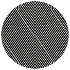 Machine Washable Indoor/ Outdoor Modern Geo Chantille Rug