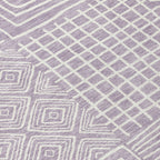 Machine Washable Indoor/ Outdoor Modern Mosaic Chantille Rug