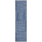 Machine Washable Indoor/ Outdoor Modern Mosaic Chantille Rug