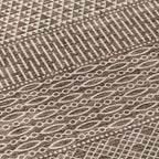 Machine Washable Indoor/ Outdoor Modern Stripes Chantille Rug