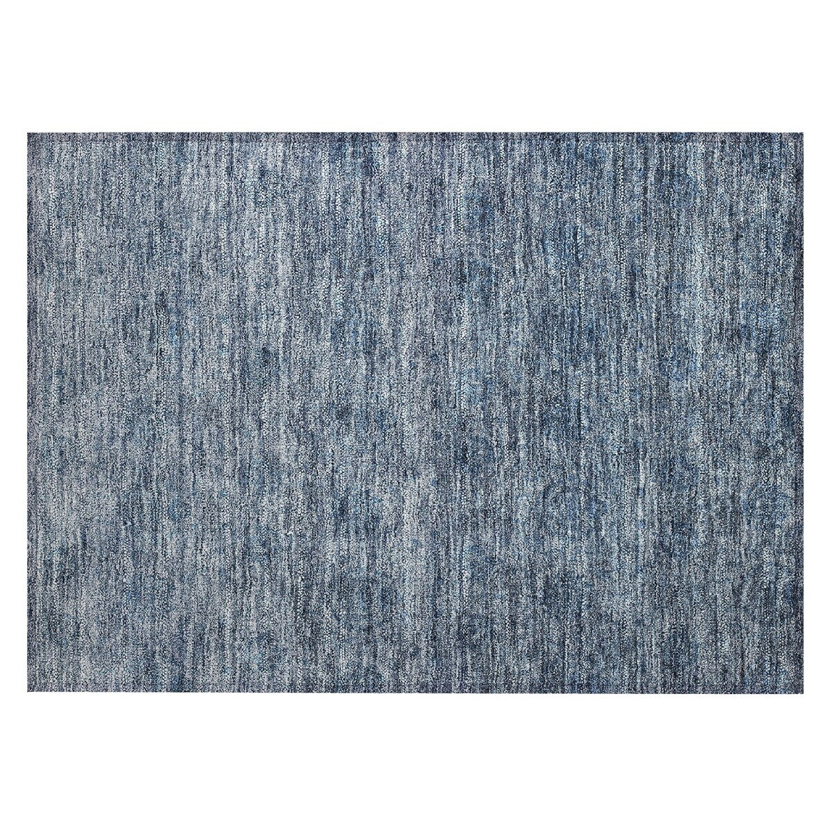 Machine Washable Indoor/ Outdoor Ombre Damask Chantille Rug