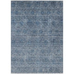 Machine Washable Indoor/ Outdoor Ombre Damask Chantille Rug