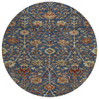 Machine Washable Indoor/ Outdoor Traditional Kashan Chantille Rug