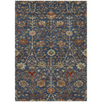 Machine Washable Indoor/ Outdoor Traditional Kashan Chantille Rug