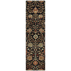 Machine Washable Indoor/ Outdoor Traditional Kashan Chantille Rug
