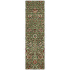Machine Washable Indoor/ Outdoor Traditional Kashan Chantille Rug