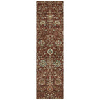 Machine Washable Indoor/ Outdoor Traditional Kashan Chantille Rug
