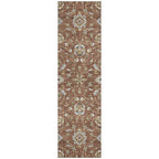 Machine Washable Indoor/ Outdoor Traditional KashanChantille Rug