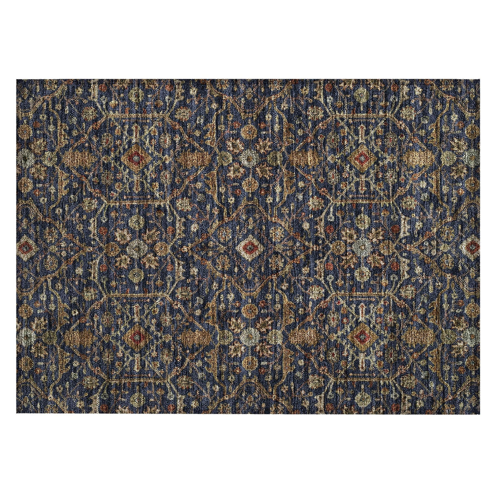 Machine Washable Indoor/ Outdoor Traditional Persian Chantille Rug
