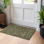 Machine Washable Indoor/ Outdoor Traditional Persian Chantille Rug